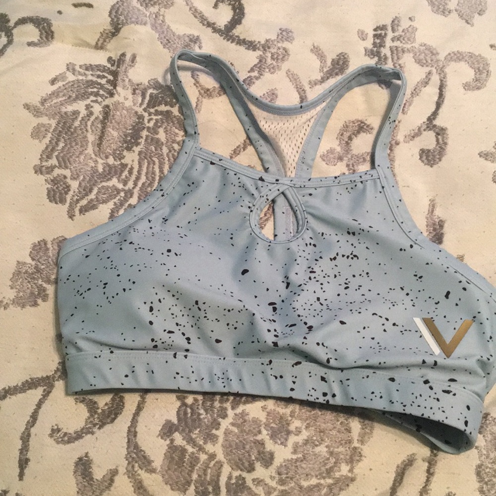 VULLSPORT BLUE SPECKLE BRA